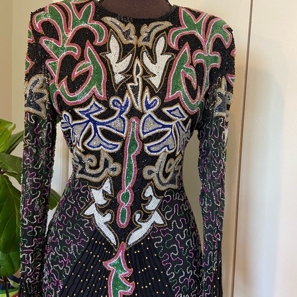 Stunning Vintage Beaded Gown | Vintage Dress - Picture 3 of 16